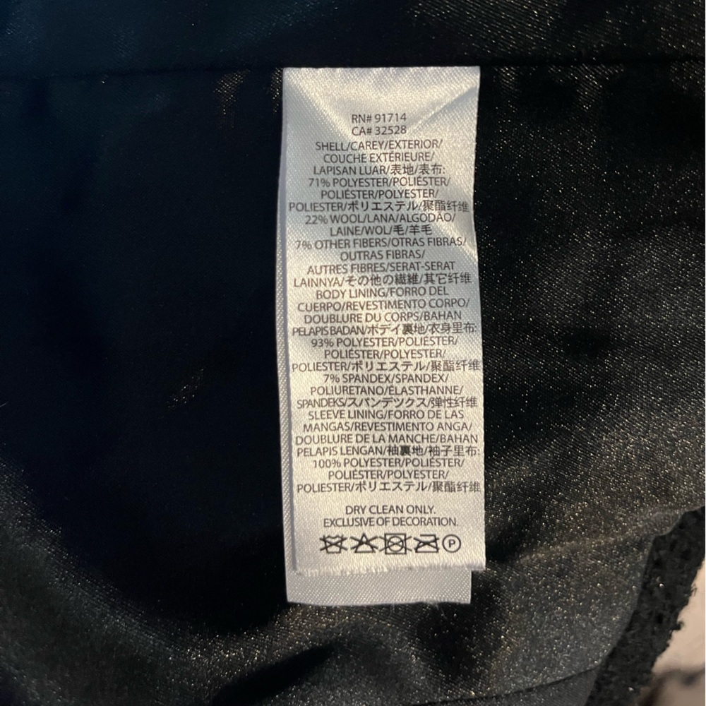 Armani Exchange Black Textured Blazer size M - Picture 7 of 7